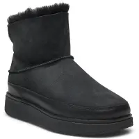 FitFlop Bottes FitFlop Femme Gen-Ff Mini Double-Faced Shearling Boots All Black-Taille 36
