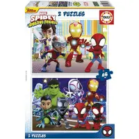 Educa Puzzle - 2x48 Briques - Spidey & Son Incroyable Friends - - UneTaille - Puzzle