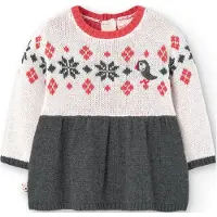 Boboli Knitwear Long Sleeve Dress Multicolore 1 Months Fille
