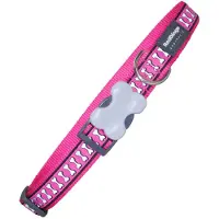 Red Dingo - Collier Réfléchissant Pour Chien - Fuchsia Unique