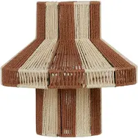 Broste Copenhagen Abat-jour Diana marron Ø28cm