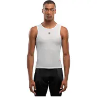 Siroko Velocity Sleeveless Base Layer Blanc L-XL Homme