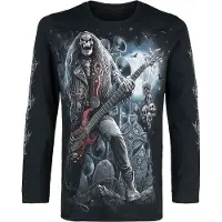 Spiral T-shirt manches longues Gothic de - Grim Rocker - L - XXL - pour Homme - noir - Taille XL