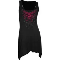 Spiral Top Gothic de - Blood Rose - M - 3XL - pour Femme - noir - Taille XL