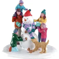 Lemax Snowman teamwork figure de Noël
