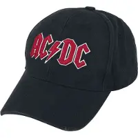 AC/DC Casquette de - Logo - Baseball Cap - pour Homme - noir - Taille Standard