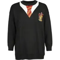 Harry Potter Pull tricoté de - Gryffondor - S - M - pour Femme - noir - Taille S