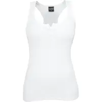 Urban Classics Top de - Ladies Débardeur Button - XS - XL - pour Femme - blanc - Taille L