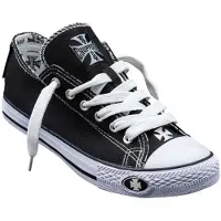 West Coast Choppers Baskets de - Low-Top Warrior - EU36 - EU46 - pour Unisexe - noir - Taille EU 44