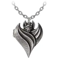 Alchemy Gothic Collier Gothic de - Darken Heart Locket - pour Femme - Standard - Taille Standard