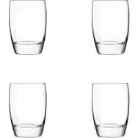 Luigi Bormioli - 10235/01 Michelangelo 9 oz Whisky Glasses Set of 4 Clear