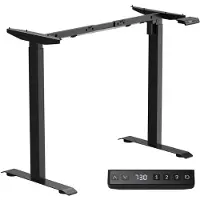 Avalo : Structure de bureau électrique, réglable en hauteur - Bureau assis-debout électrique - Structure de bureau électrique - Adaptée aux plateaux de table de 60-80 x 100-160 cm