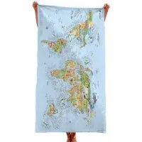 Awesome Maps Serviette Carte De Plongée