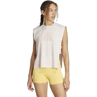 Adidas Power Performance Big Logo Sleeveless T-shirt Violet XL Femme