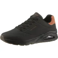 SKECHERS Baskets basses 'Uno - Suited On Air' rouille / noir