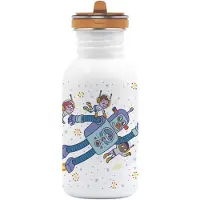 Laken Steel Cap Space Robot Bottle 500ml Blanc