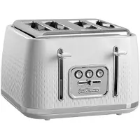 Morphy Richards Verve 243012 - Grille-pain - 4 tranche - 4 Emplacements - blanc