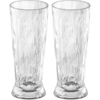 Koziol Verre à Bière Koziol Superglas Club No 10 300 ml Transparent (Lot de 2)