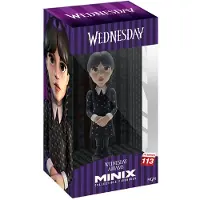 Minix , Mercredi Figurine Addams de la série Mercredi en PVC 12 cm, Noir