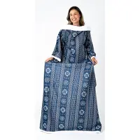 Cosas - Couverture à capuche - Plaid avec manches - Bleu - 180x130cm