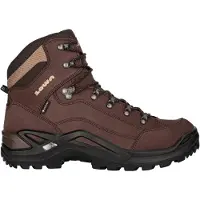 Lowa - Chaussures de randonnée journée GORE-TEX&reg; - Renegade GTX Mid Espresso pour Homme en Cuir - Taille 43,5 - Marron