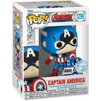 Funko POP! Figurine POP Marvel Los Vengadores Avengers Captain America Exclusif