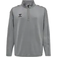 Hummel Sweat de sport gris chiné / noir