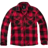 Brandit Chemise rouge / rouge foncé / noir