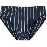 Schiesser Maillot de bain marine / blanc