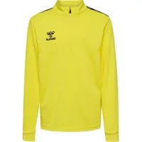 Hummel Sweat de sport jaune foncé / noir