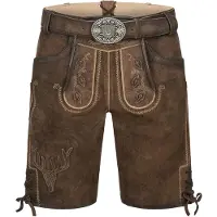 Krüger Collection Pantalon folklorique ' Werner ' marron