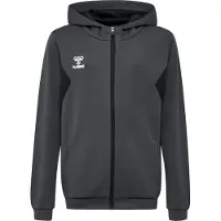 Hummel Veste de survêtement 'Authentic Pl' gris foncé / blanc