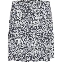 KAFFE CURVE Jupe 'Charlotta' marine / blanc