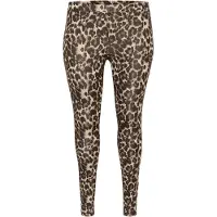 KAFFE CURVE Leggings 'Peppi' sépia / noir