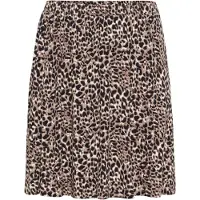 KAFFE CURVE Jupe beige / marron / noir / blanc