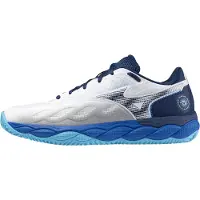 Mizuno Chaussures de Tennis Mizuno Homme Wave Enforce Court CC White Estate Blue River Blue-Taille 44