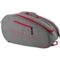 Wilson Sac de Padel Wilson Team Padel Bag Grey Bright Red