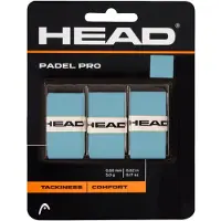 Head Racket Padel Pro Poignée de padel 3 unités Bleu Bleu Taille unique