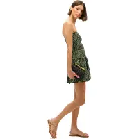 Superdry Femme Haut Bandeau à Motif Cachemire Vert Taille: 36