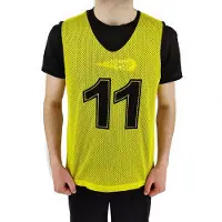Powershot Numbered 1-11 Training Bib 11 Units Jaune Homme