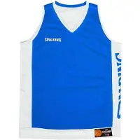 Spalding Reversible Sleeveless T-shirt Bleu L Homme