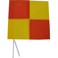 Sporti France Rigid Corner Pole With Flags 4 Units Multicolore