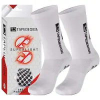 Tape Design Superlight Non-slip Long Socks Blanc EU 37-48
