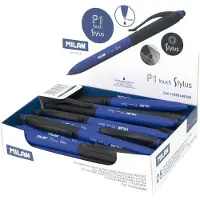 Milan Boîte De Présentation 25 Stylets Tactiles P1 Encre Bleue