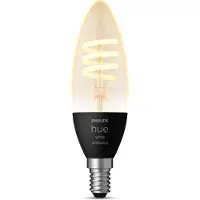 Philips Hue Ampoule à Filament White Ambiance Ampoule Bougie E14 Ampoule Séparée