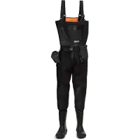 Aigle Waders Bib Pants Noir 46 Homme