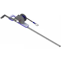 Hurley Marine Davit H30 Manual Wall Anchor 181kg Argenté