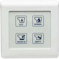 VETUS Tmw Panneau depour toilettes 12-24v blanc 110 x 110 mm blanc 110 x 110 mm