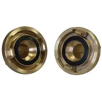 Lalizas Brass Fire Hose Coupling Storz 38 Doré