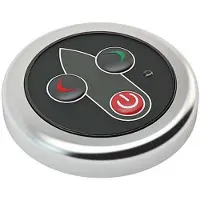 VETUS Bow Propeller Panel With Push Buttons Assorted 12-24v Argenté 52 mm